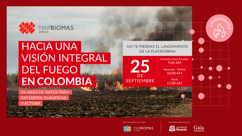 Lanzamiento MapBiomas Fuego: hacia una visión integral del fuego en Colombia
